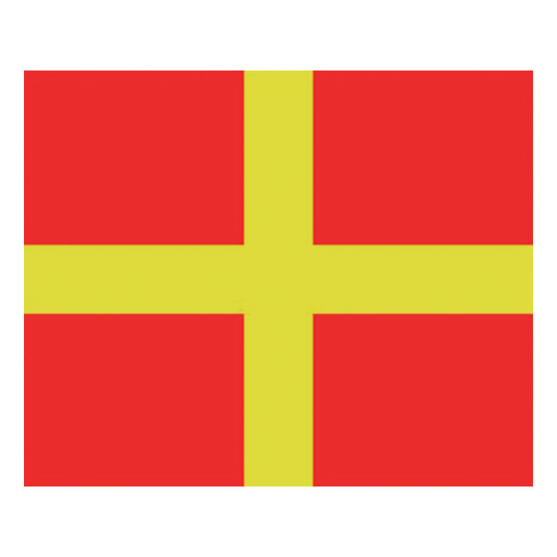 Signalflag A-Z 30x36 Cm Signalflag R 30x36 Cm