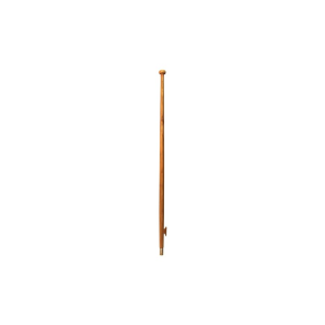 Teak Flagspil 125cm - 25mm.