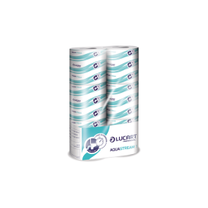 Toilet Papir 6 Pak Aquastream Letopløseligt