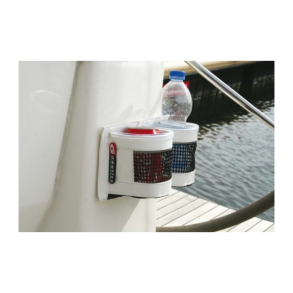 Flaske/Dseholder - Dobbelt. Hvid