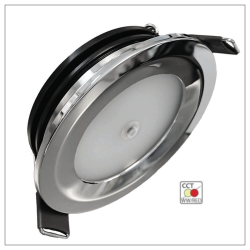 Casolux Malou Controller rustfri-poleret 2x3W rd/hvid 10-32V 69,5mm IP64