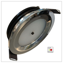 Malou Controller DUO rustfri-poleret 2x3W rd/hvid 10-32V 69,5mm IP20