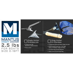 Mantus Dinghy Anker Pakke