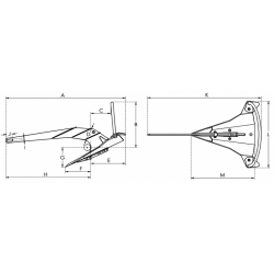 Mantus M1 Anker Galvaniseret