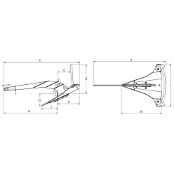 Mantus M1 Performance Anker Galvaniseret
