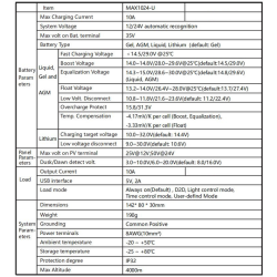 Laderegulator 10A, 12/24V PVM, LCD