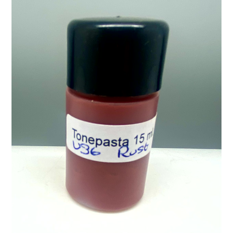 Tonepasta, 15 ml.  til gelcoat Tonepasta, 15 ml. Yellow Red Oxyd/Rust 