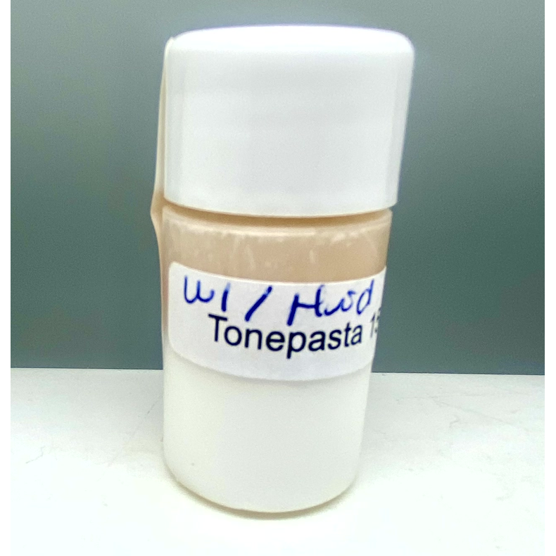Tonepasta, 15 ml.  til gelcoat Tonepasta, 15 ml. Hvid