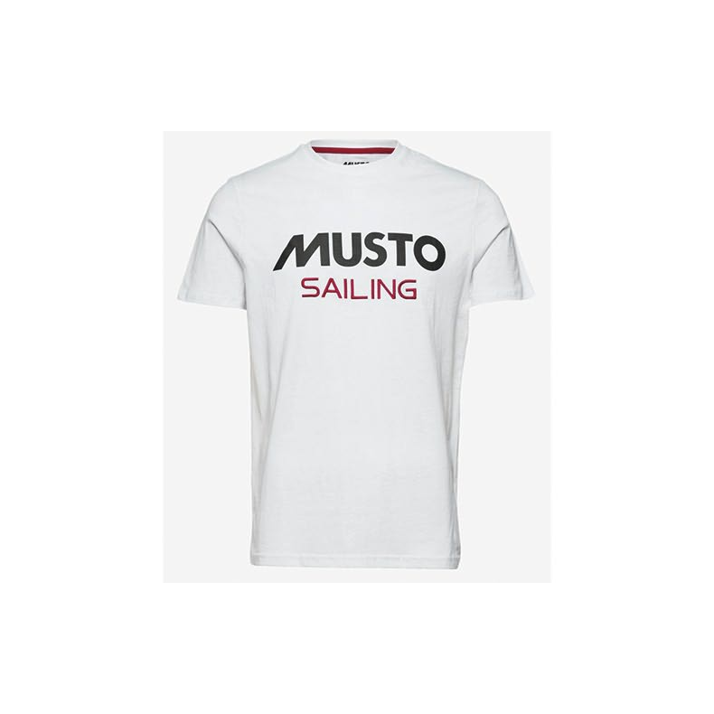 Musto Tee T-Shirt White Str. L