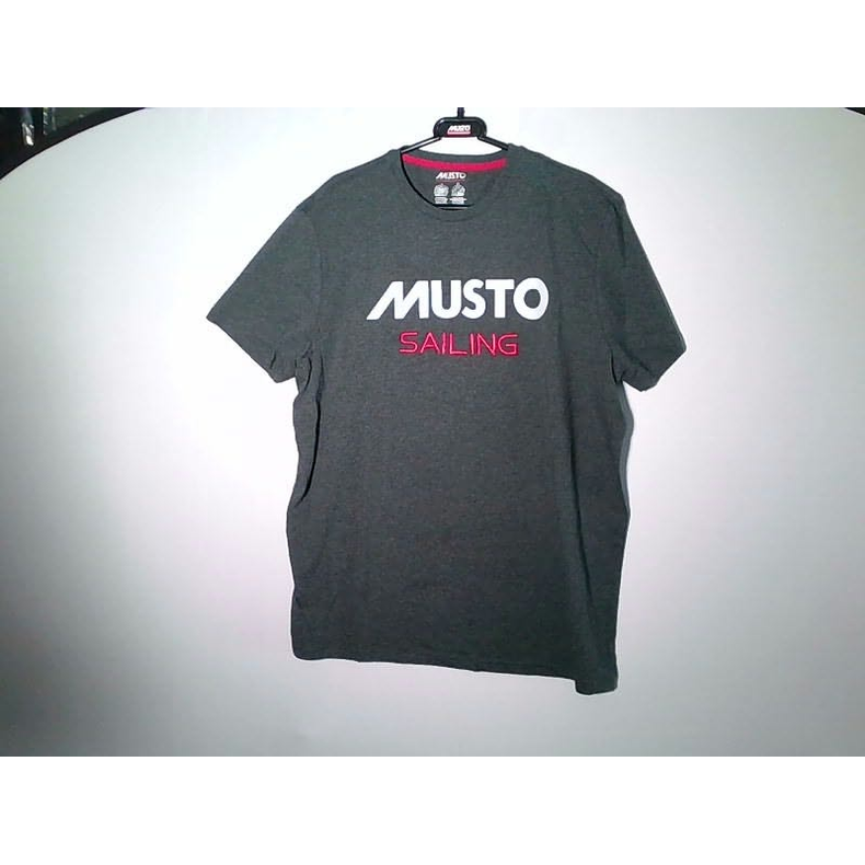 Musto Tee T-Shirt Carbon Str. L