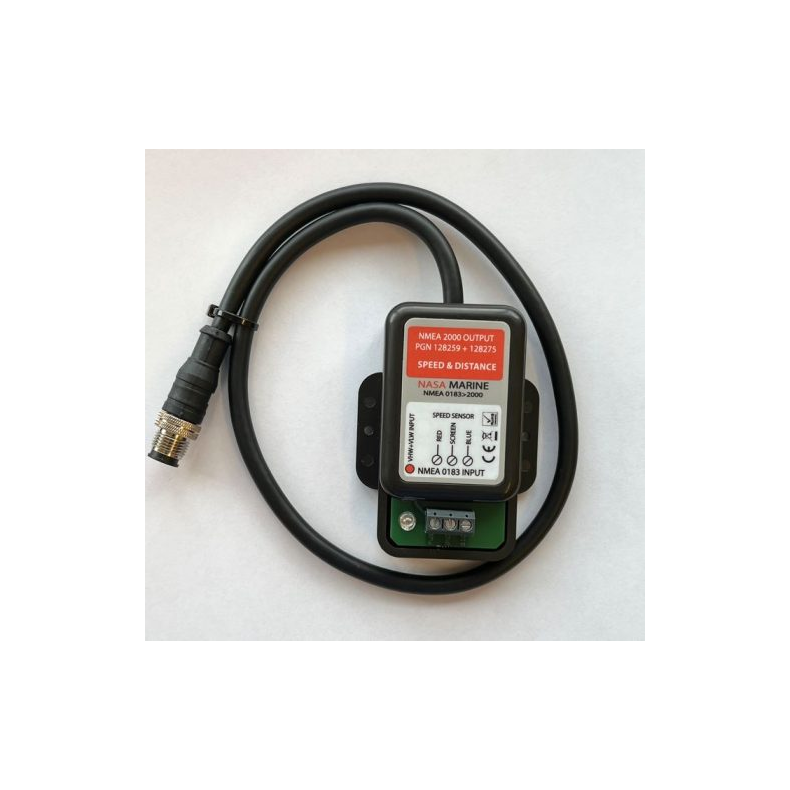 Nasa NMEA 0183 to NMEA 2000 SPEED LOG Compliant converter