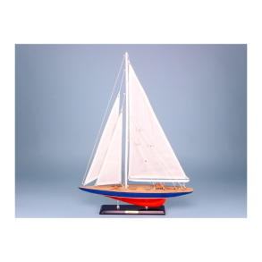 Modelskib J-class Endeavour 67x51 cm