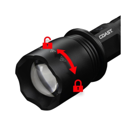 Coast XP40R Genopladelig lygte med Power iQ, 8000 Lumen