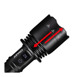 Coast XP40R Genopladelig lygte med Power iQ, 8000 Lumen
