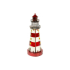Stained Glass Lighthouse, Red, 32cm