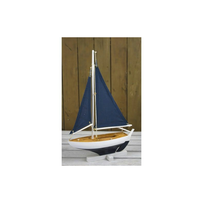 Sailing Dinghy, Blue, 27cm