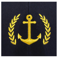 Kasket - Navy - Crew og Anker