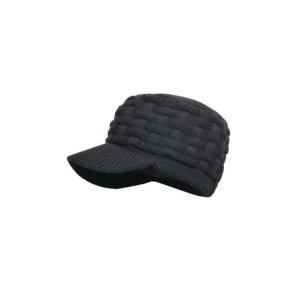 Dexshell Waterproof Peaked Beanie Cap, Black, One Size