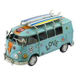 Camper Van Love, Blue, 27cm