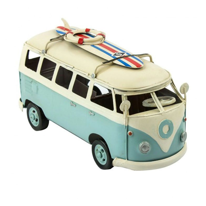 Camper Van , Blue, 20cm