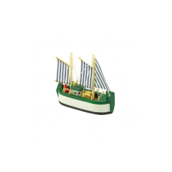 Modelskib Fiskebd mini 8 cm assorteret farver