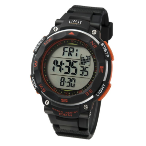 Limit Proxr Countdown Watch, Black/Orange