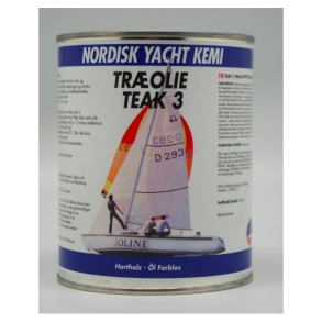 Teak 3 hrdende trolie