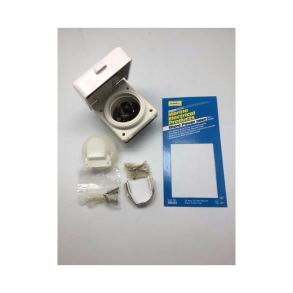  Hubbell NM303 Off White Boat 30 Amp 125V land strmsstik