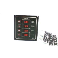 KONTAKTPANEL M. 4 KONTAKTER