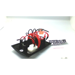 Kontaktpanel 3.kont. Med bat.test, horn