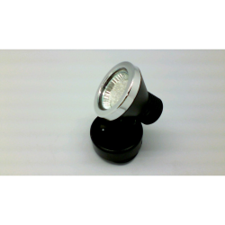 LED Kjelampe Sort m. Crom krans