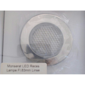 Monserat LED Reces Lampe Fl.83mm Linse 51mm Udskring 53mm