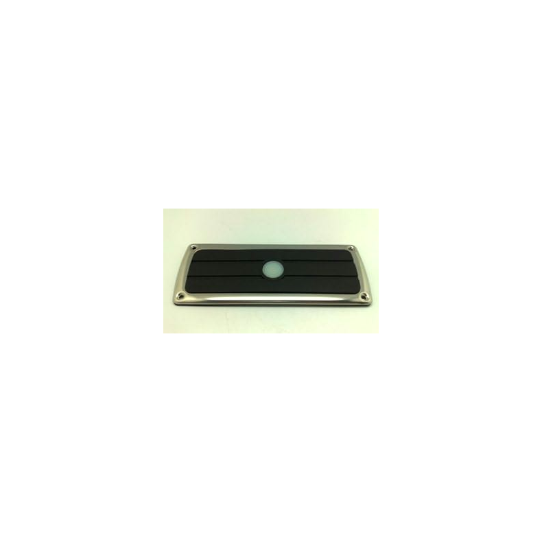 Fodtrin m/LED hvidt lys 86x222mm