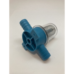 VANDFILTER plast - rustfri filter - 19 mm slangestuds