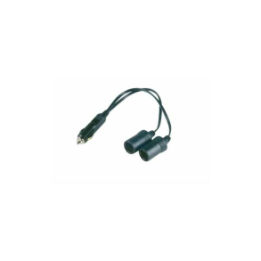 DOBBELT HUNSTIK M/18CM KABEL