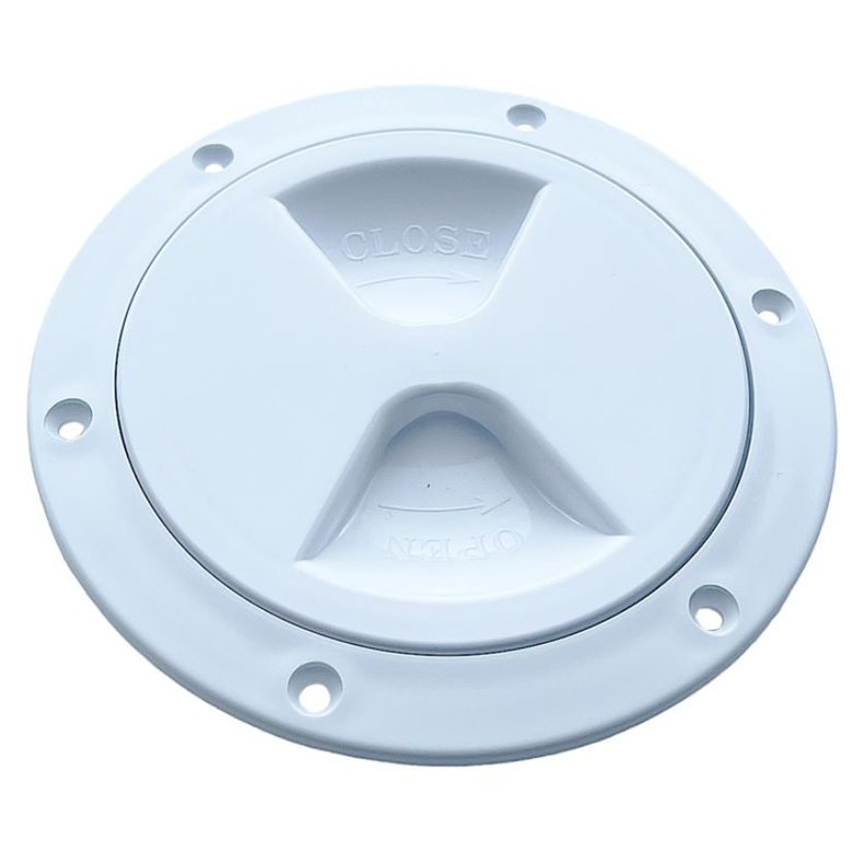 Hvid inspektionsluge 5'' - plast/polypropylen