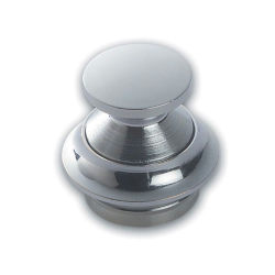 Skabsls forkromet 16mm med brun ls