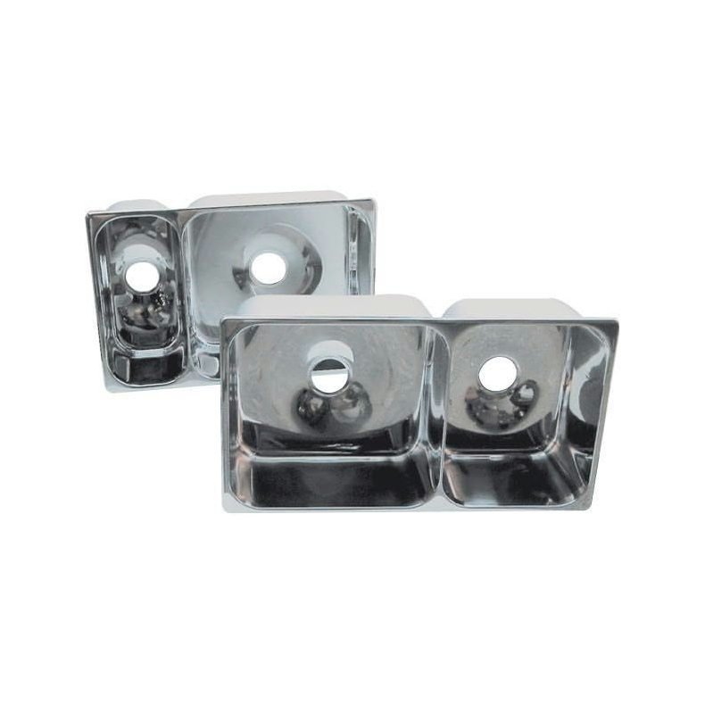Dobbelt.vask r/s 32.5 x 49 cm