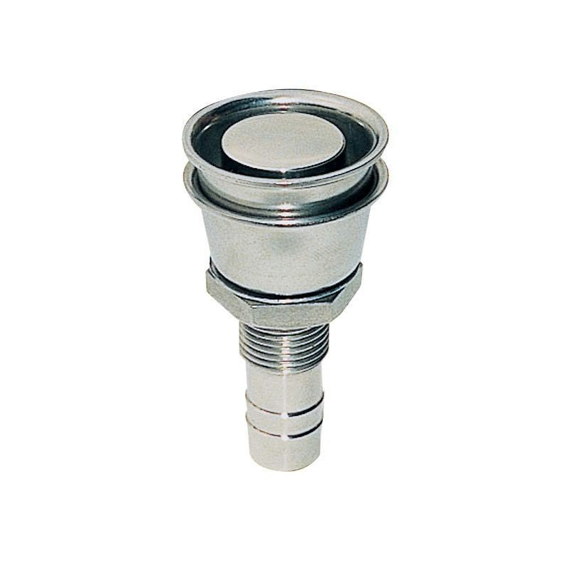 Tankudluftning rustfrit stl lige 12.7mm