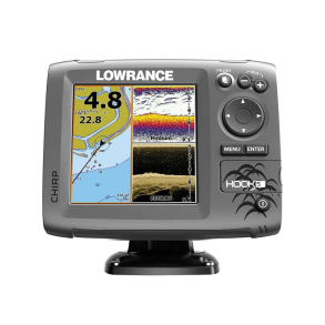 Lowrance Hook 5 Chirp, M/Hktransducer 83/200 ,455/800 Hz