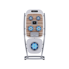 HERTZ display, komplet med sortiment af produkter