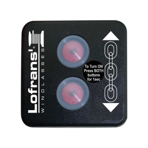 Lofrans kontakt op/ned sort med LED