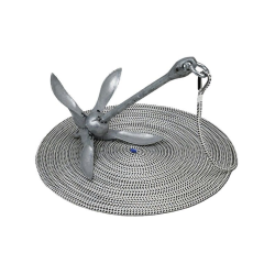 Ankerst, komplet med 30 meter tov og paraplyanker