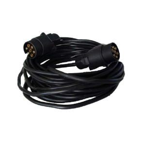 Kabel 8m til trailer lys 7-polet stik