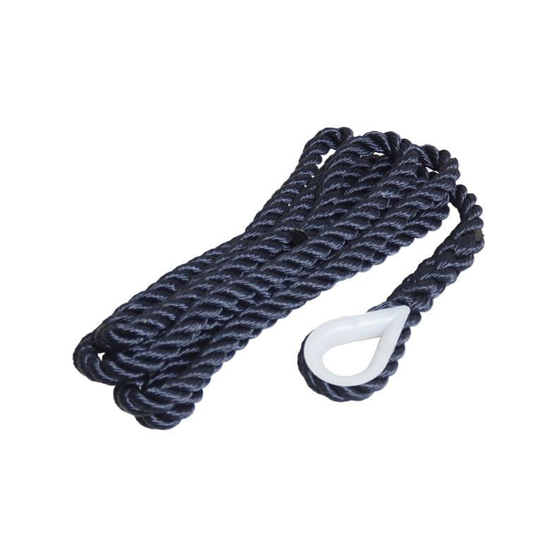 Robline fortøjningstov 3 slået med kovs, Navy Robline fortøjningstov 3 slået med kovs, Navy 16mm x 4m