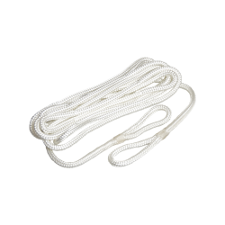 Robline fenderline flettet, hvid