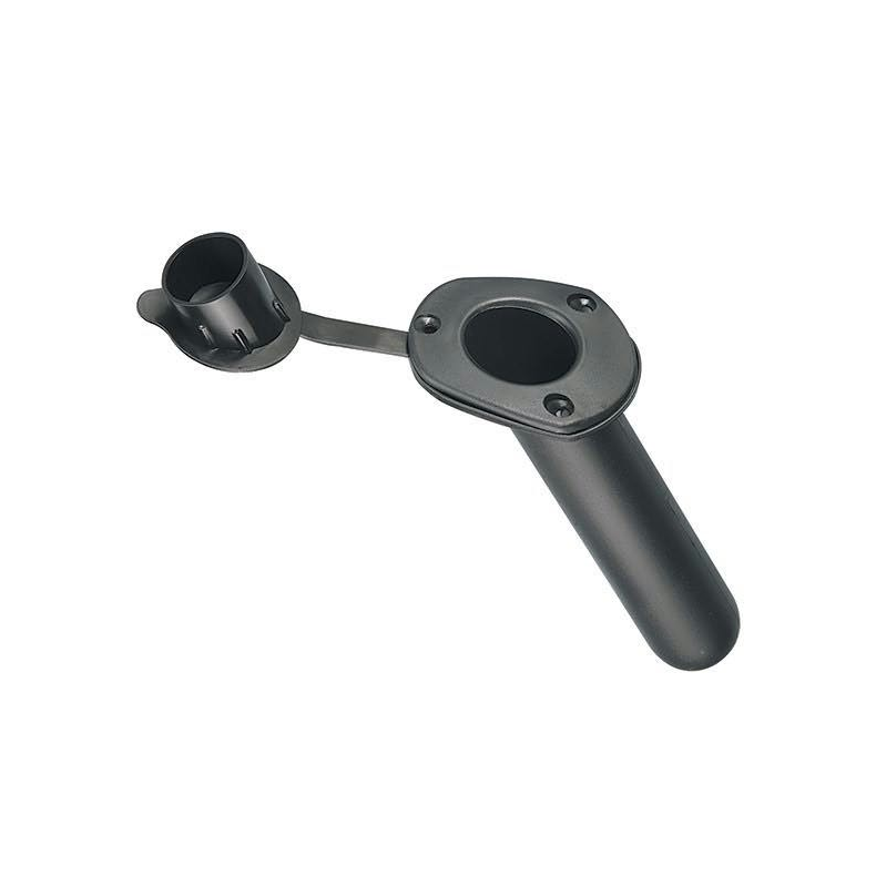 Fiskestangsholder dk sort pvc
