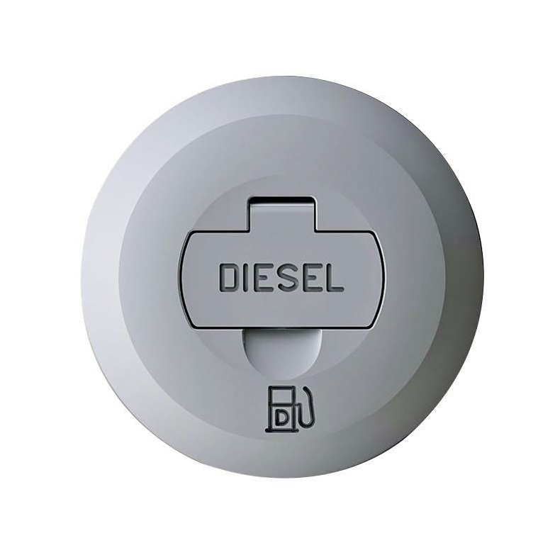 Låg med lås til dækspåfyldning, diesel