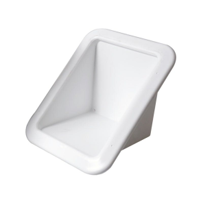 Monteringskasse hvid til dkspfyldning 145x191mm