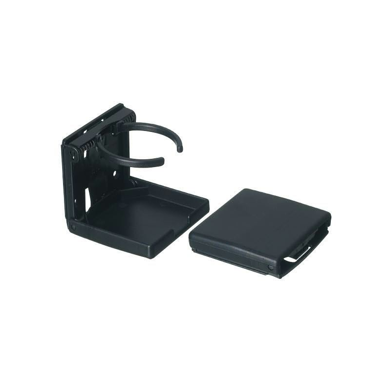 Flaskeholder plast justerbar sort